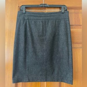 Vince Dark Grey Denim Pencil Skirt Size 4